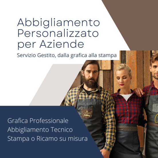 Abbigliamento Personalizzato crea professionale